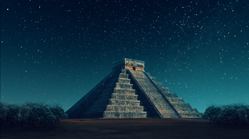 Maya pyramid