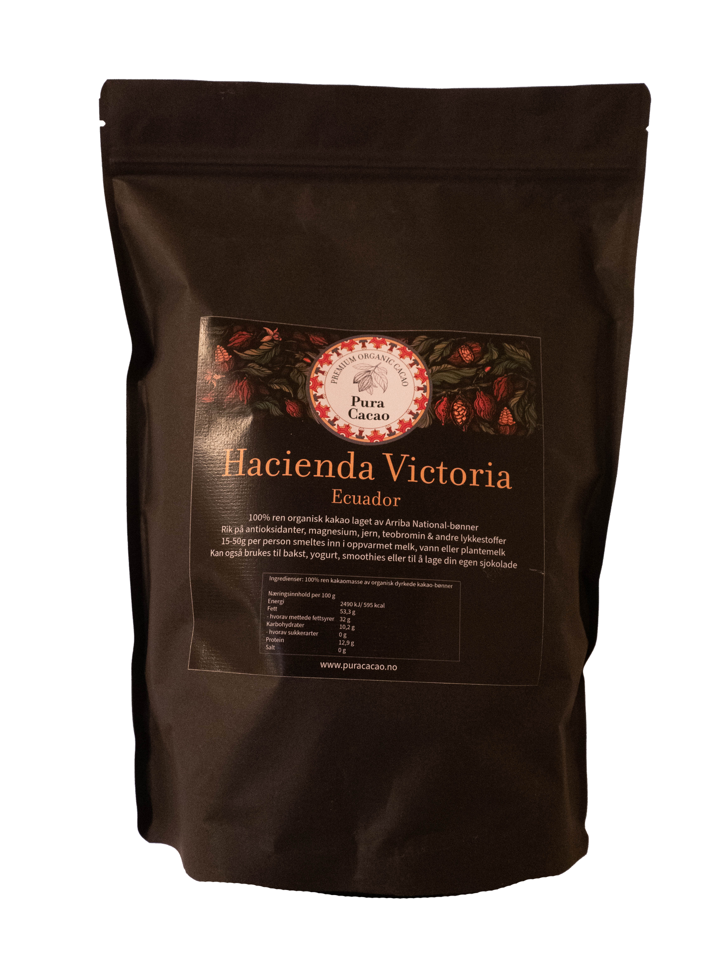 Ren organisk kakao fra Hacienda Victoria - Ecuador