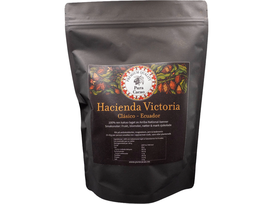 100% ren kakao fra Hacienda Victoria - Clásico - Ecuador