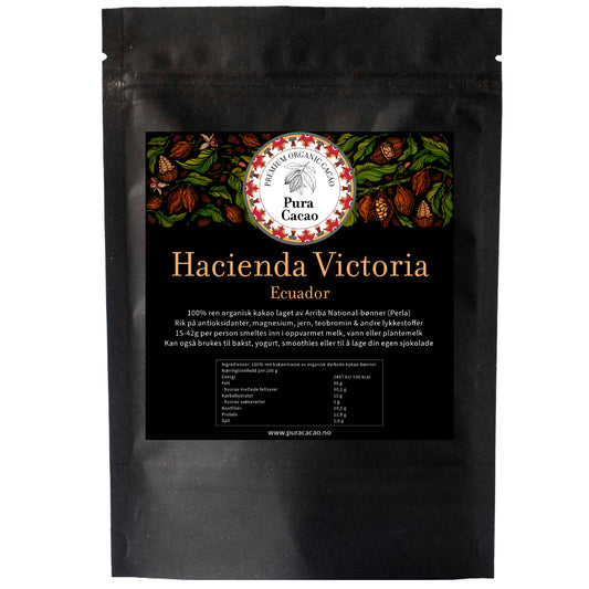 Ren organisk kakao fra Hacienda Victoria - Ecuador