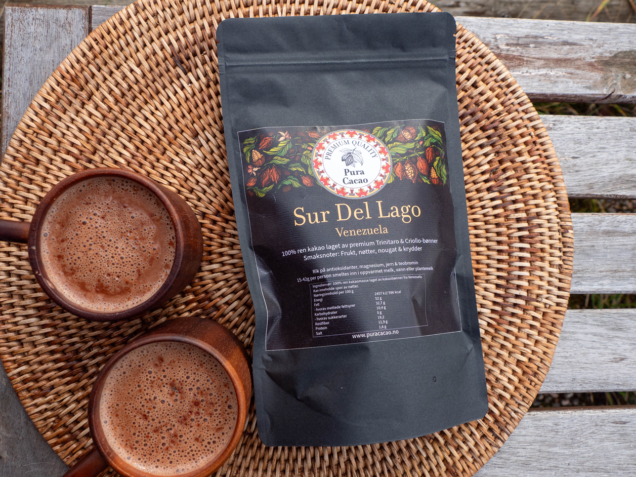100% ren kakao fra Sur del Lago - Venezuela