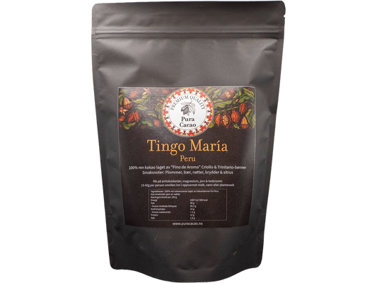 100% ren kakao fra Tingo María - Peru